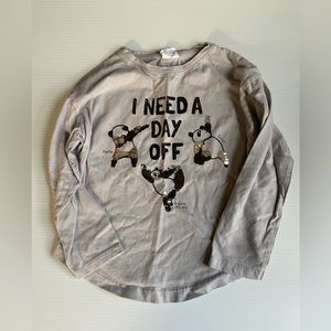 Zara kids long sleeve embellished Tee